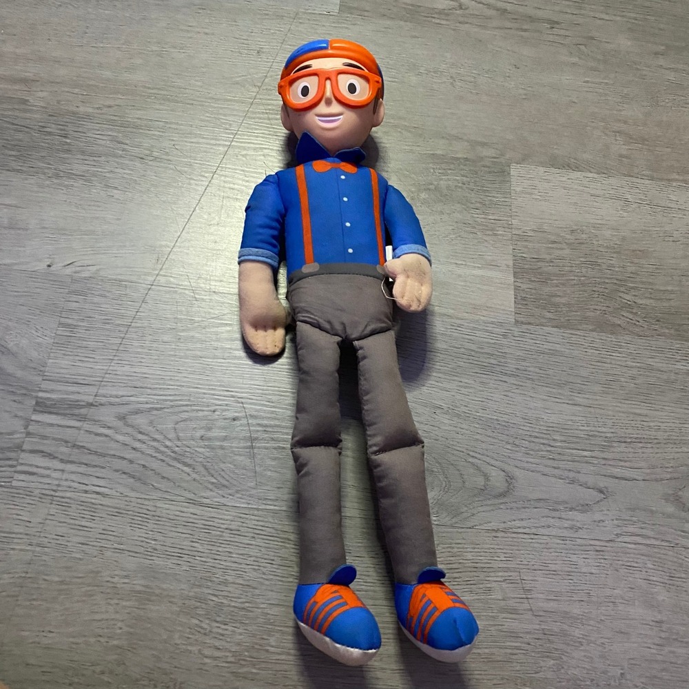Blippi My Buddy Blippi Kids 16" Blue Orange Talking Plush Doll Toy